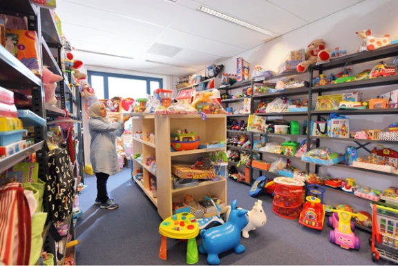 Afbeelding van de werkplek 'Speelstoet - Speelgoedbank (onderdeel van Activiteitencentrum De Wambeek)'.